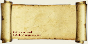 Isidor Zakić vizit kartica